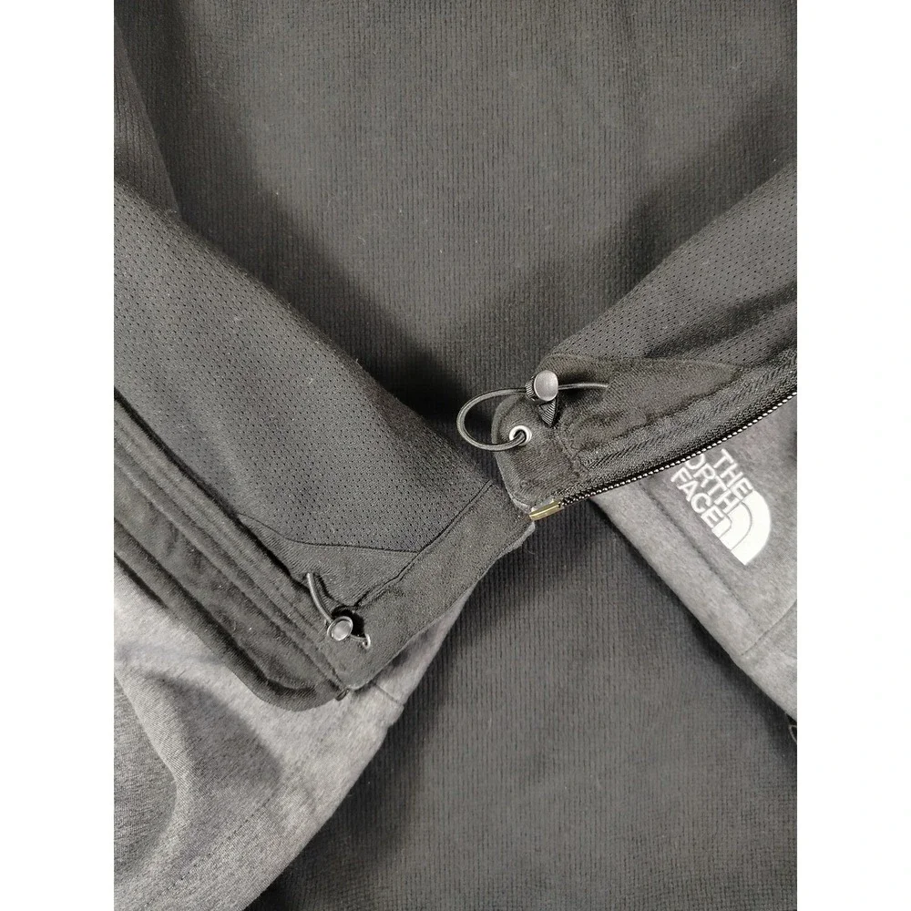 The North Face Vest Mens Large Gray Windwall Softshell‎ Full Zip TrinityRail